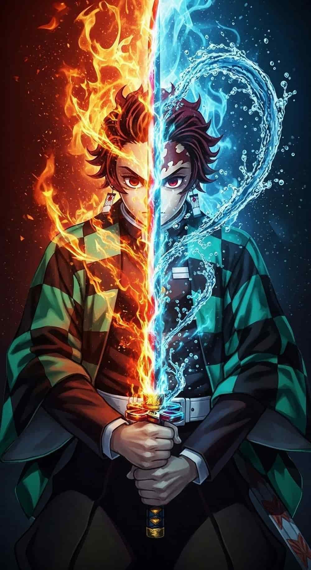 Ảnh tanjiro góc nghiêng đẹp