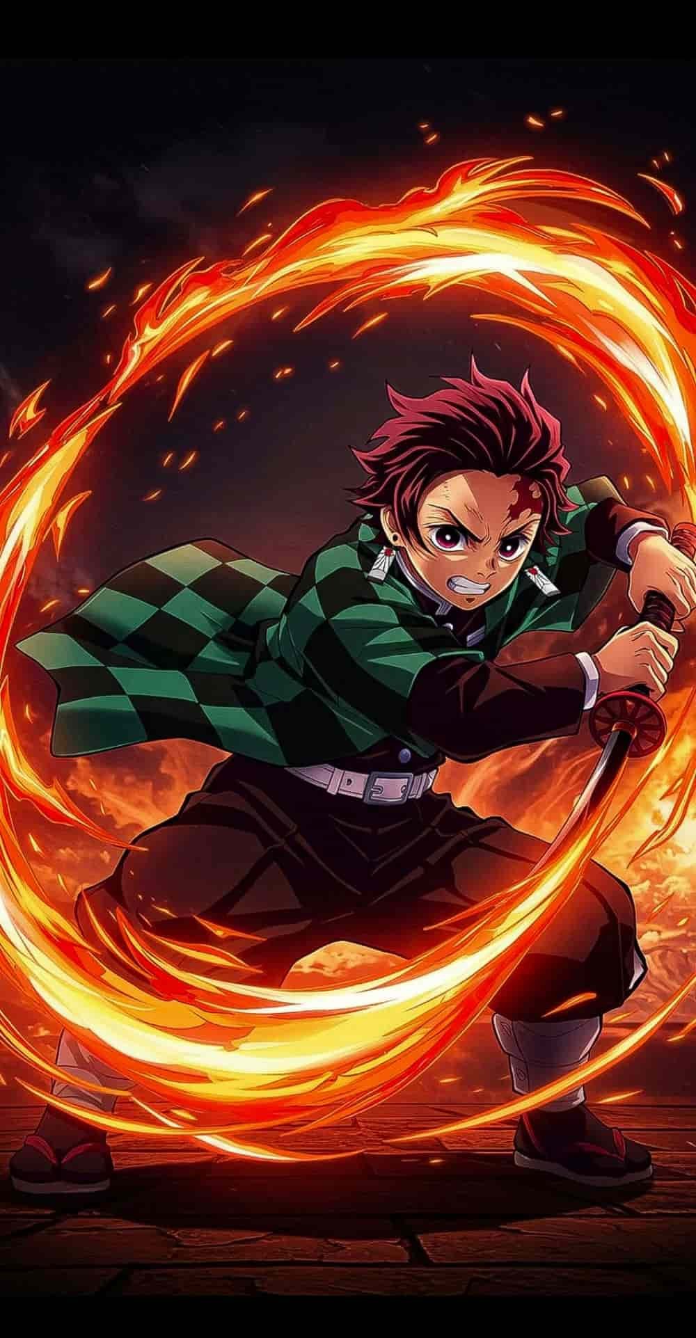 Ảnh tanjiro phong cách ngầu