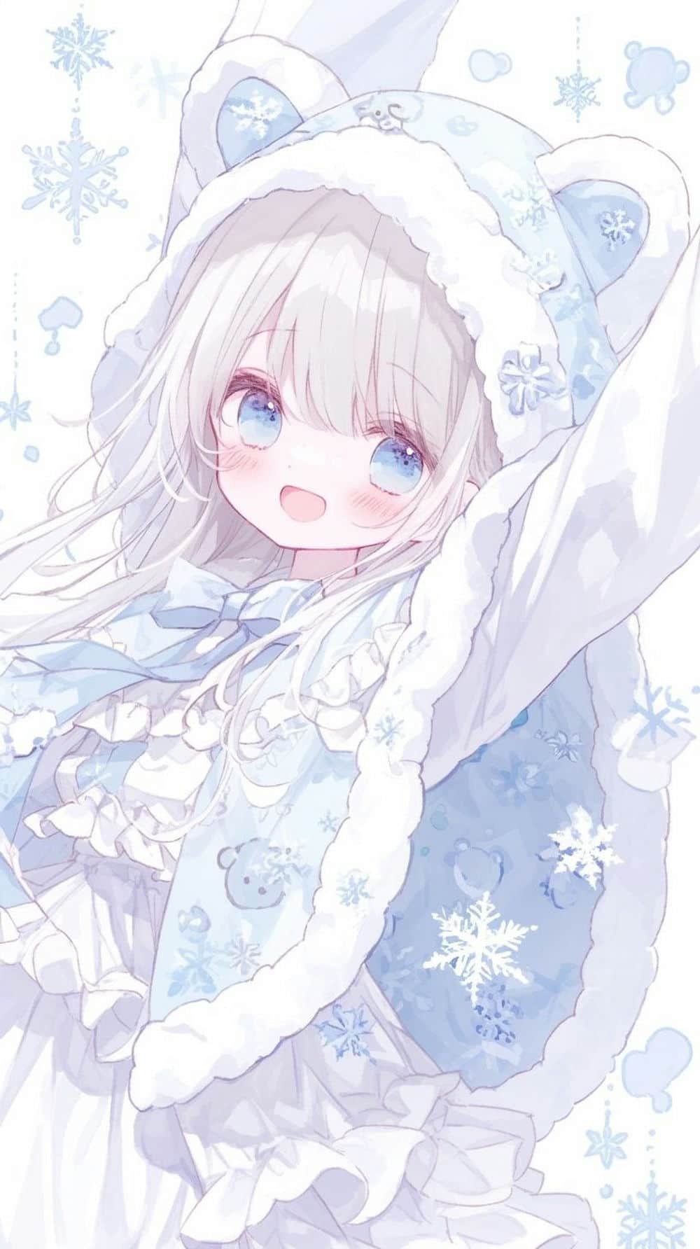 Anime gái xinh nụ cười tỏa nắng