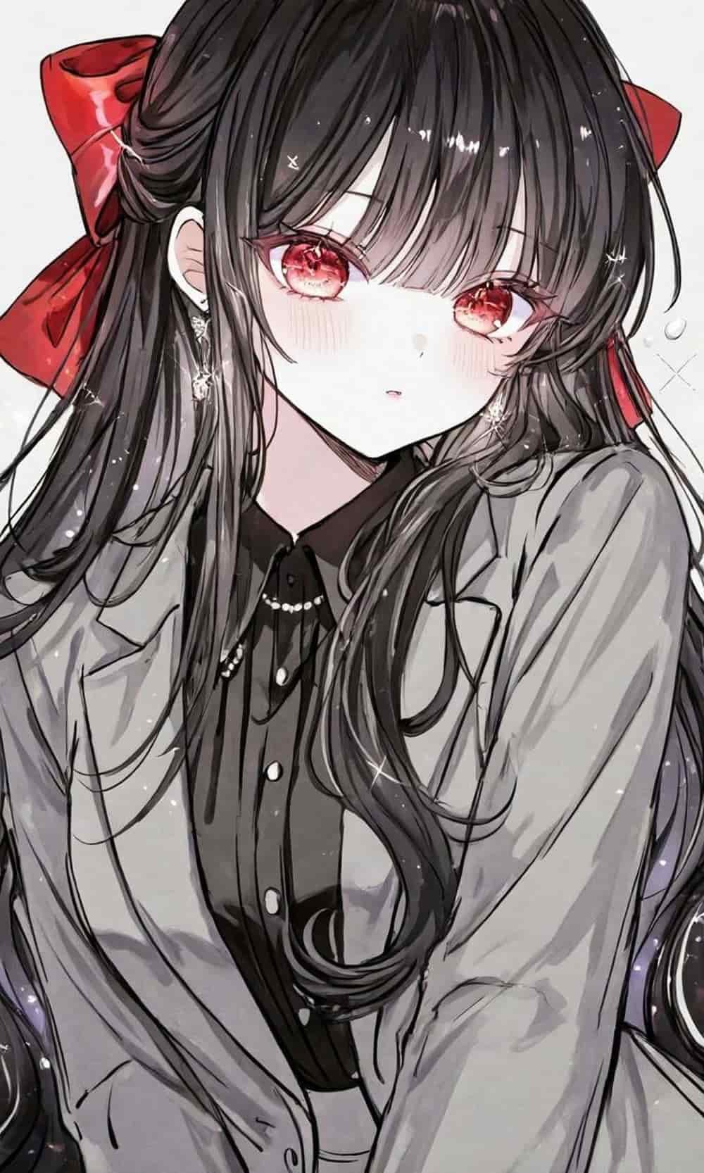 Anime gái xinh tạo dáng quyến rũ