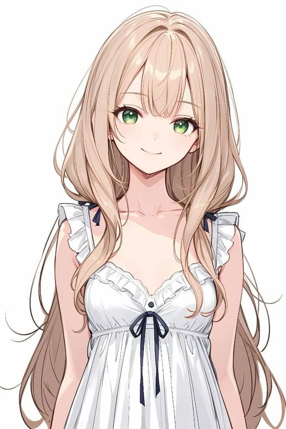 Anime gái xinh trong sáng đáng yêu