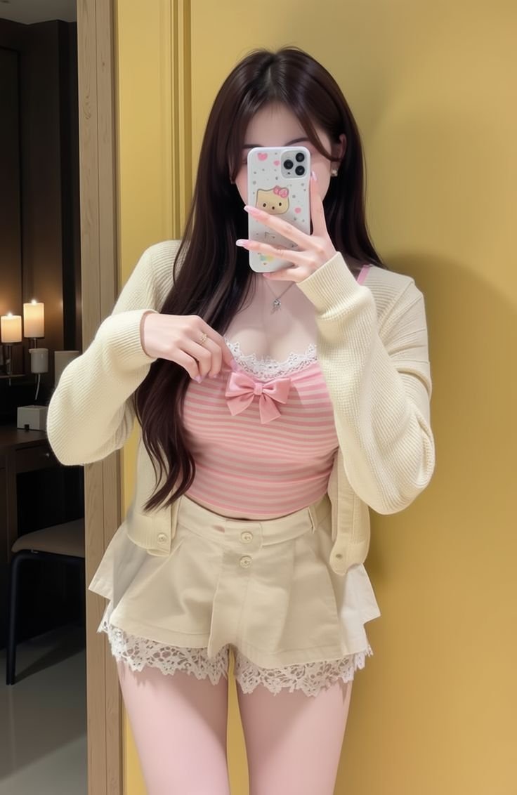 Cô nàng đẹp che mặt