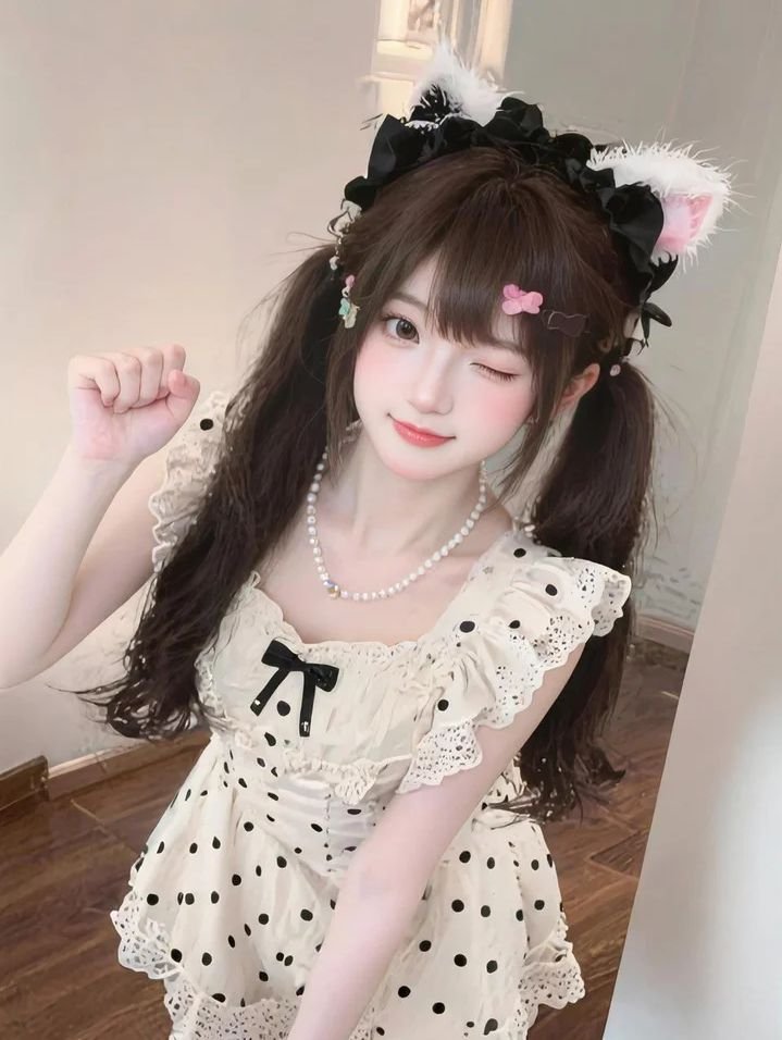 Cô nàng đẹp khoác pinky