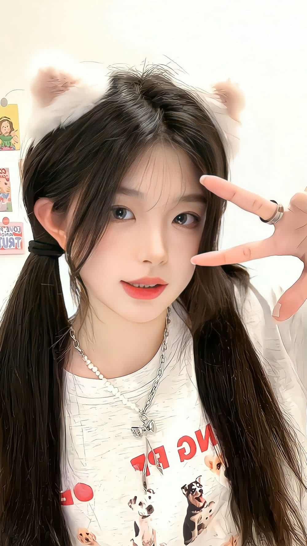 Hình gái xinh phong cách cute