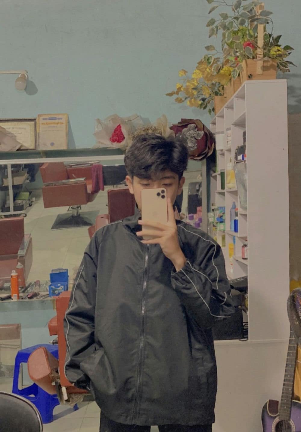 Trai đẹp che mặt đỉnh