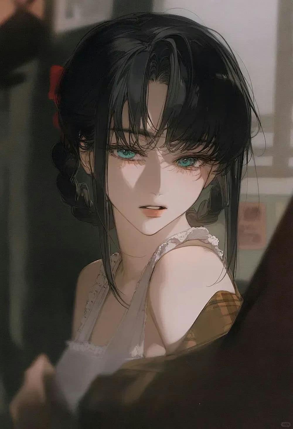 Tranh cô gái anime đẹp