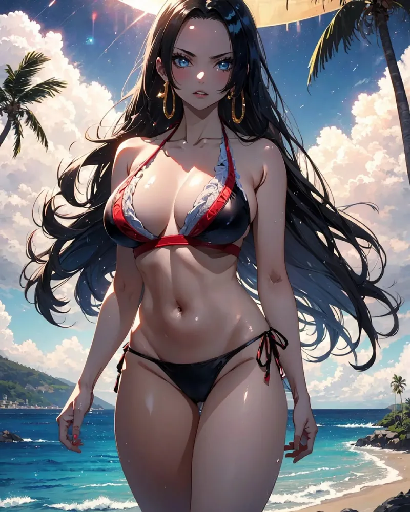 ảnh boa hancock mặc bikini