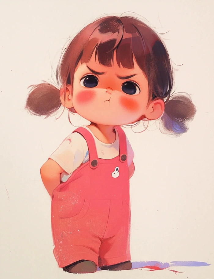 ảnh chibi bé gái cute dễ thương