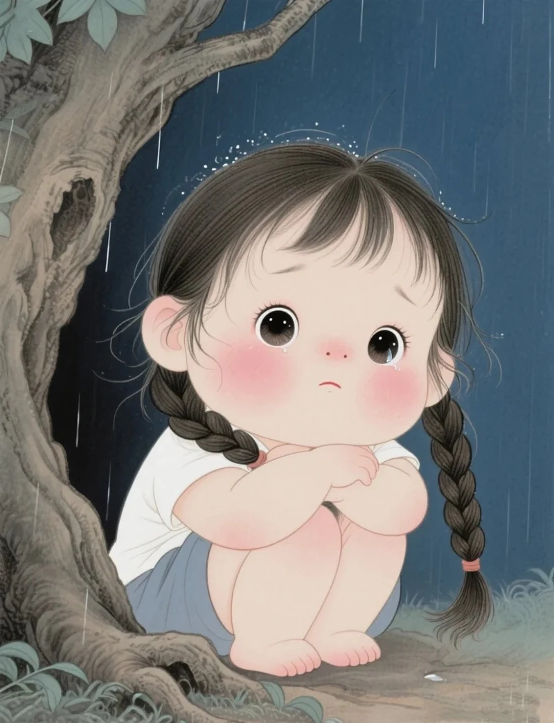 ảnh chibi buồn cười