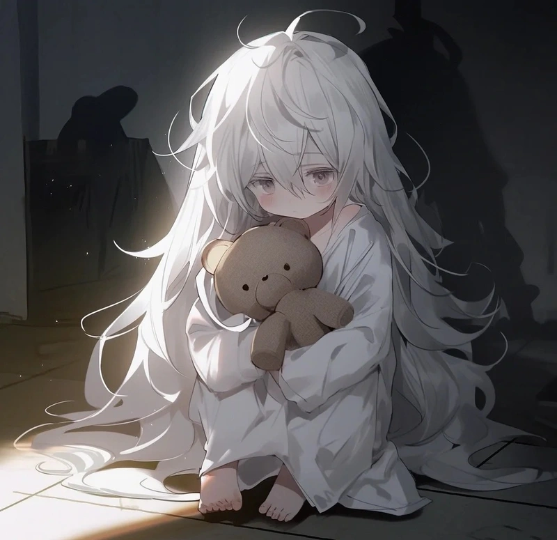 ảnh chibi buồn nữ
