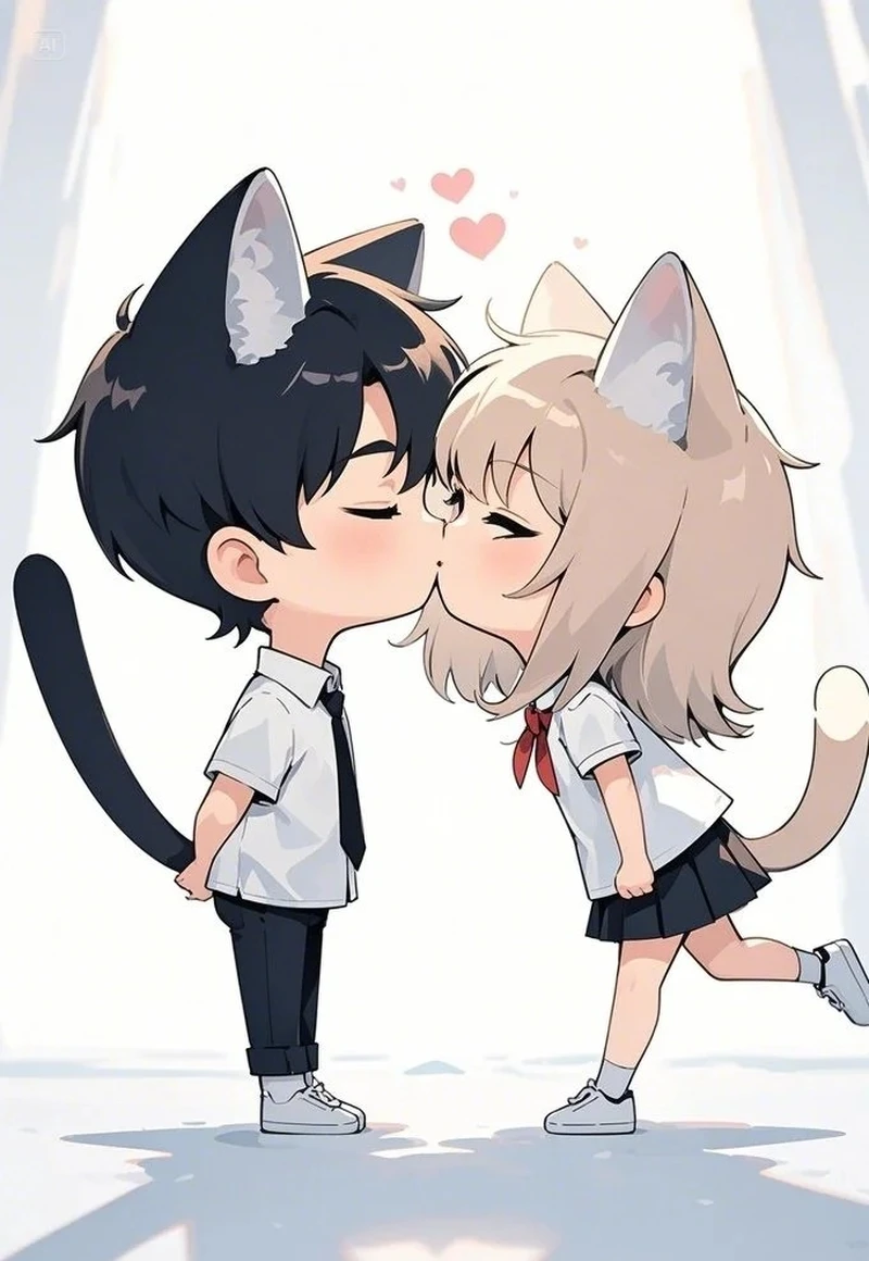 ảnh chibi cặp đôi cute