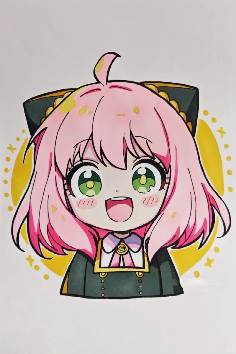 ảnh chibi cute dễ vẽ