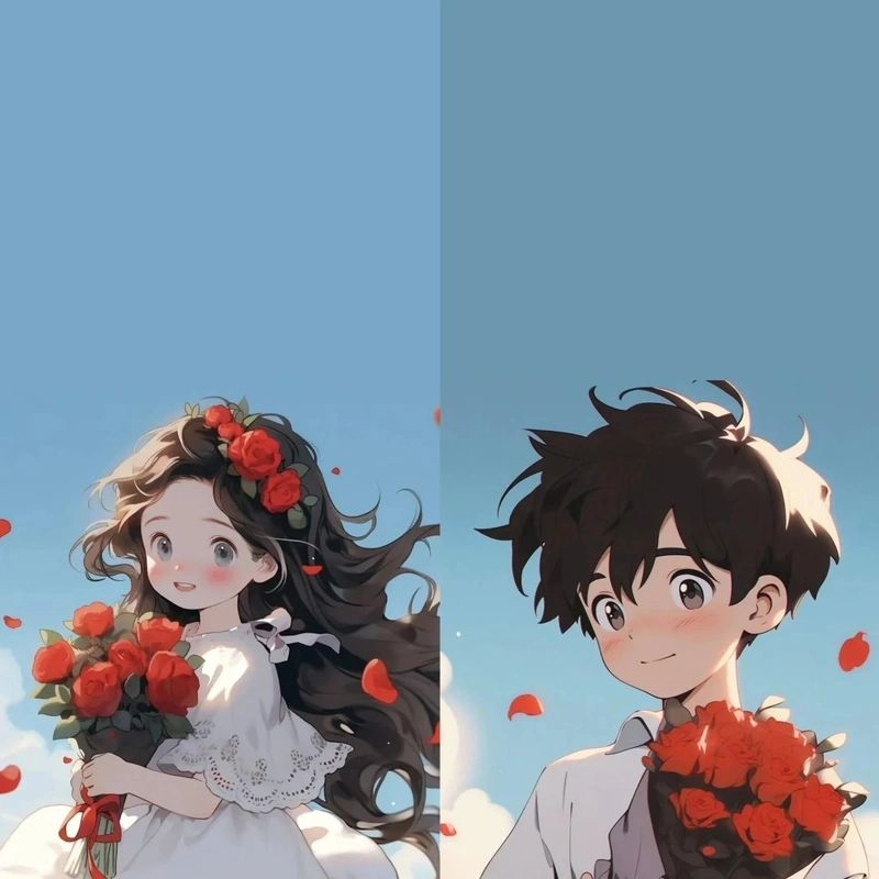 ảnh chibi đôi