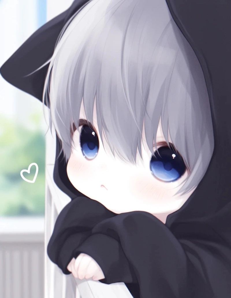 ảnh chibi nam buồn anime