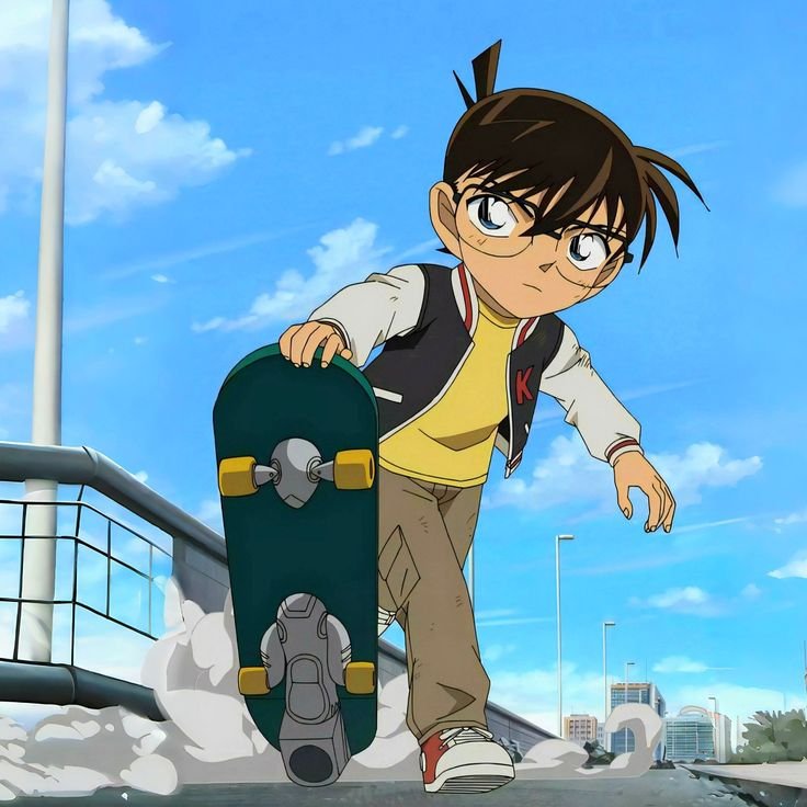 ảnh conan nụ cười nhẹ