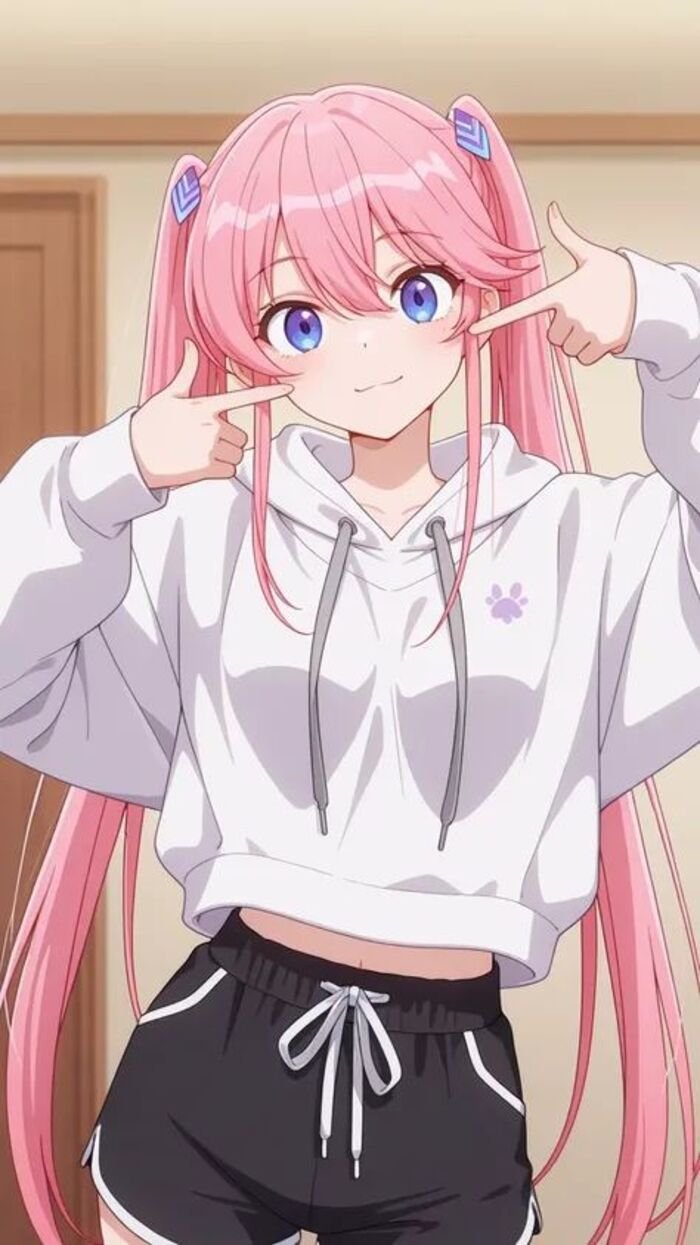 ảnh gái xinh anime đáng yêu