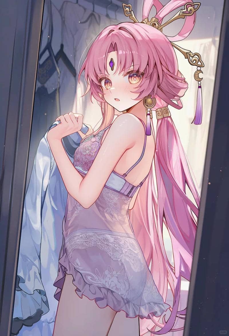 ảnh gái xinh anime mlem