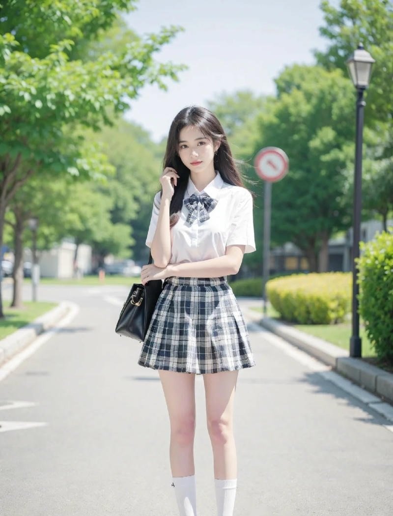 ảnh gái xinh mặc váy cute