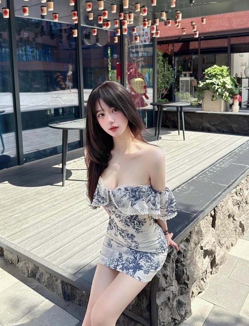 ảnh gái xinh mặc váy xinh