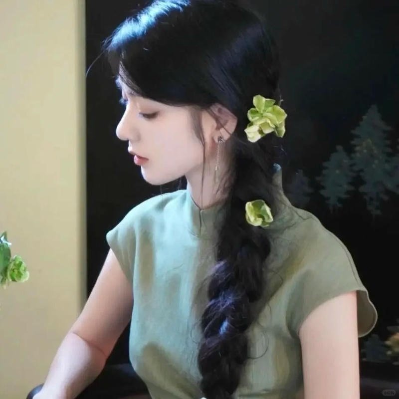 ảnh gái xinh tóc dài gương mặt xinh