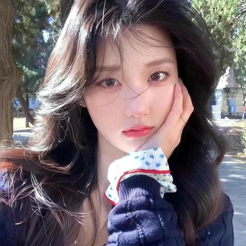 ảnh gái xinh tóc dài nổi bật