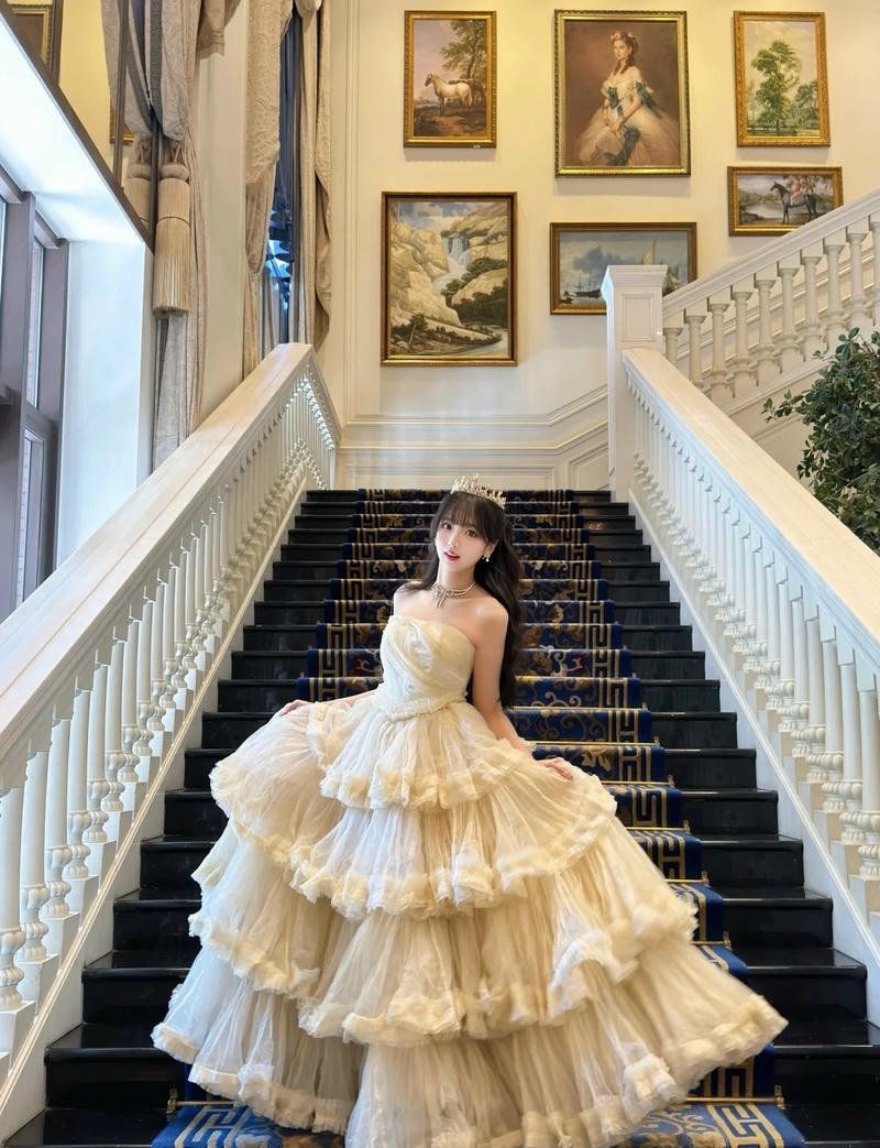 ảnh gái xinh váy dễ thương