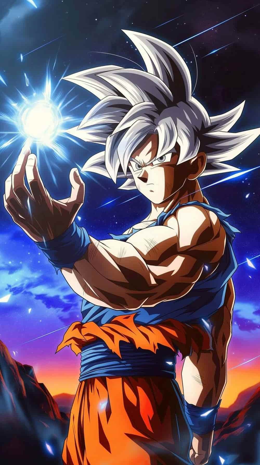 ảnh goku tung chưởng lớn