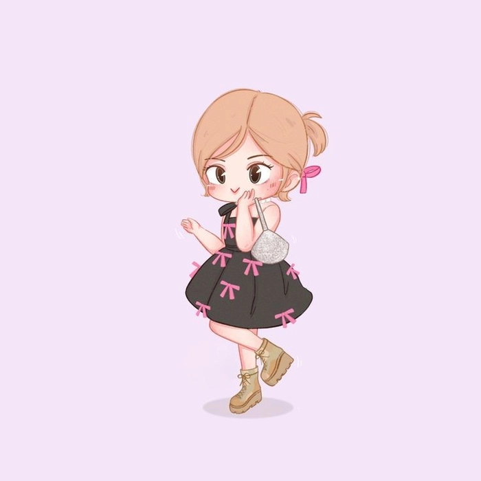 ảnh hoạt hình rose chibi