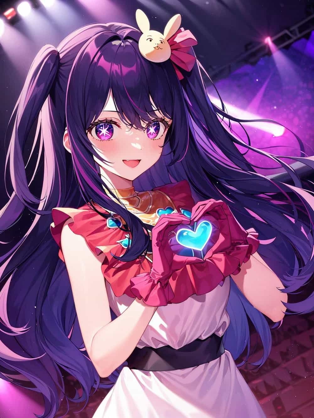 ảnh hoshino ai tạo dáng