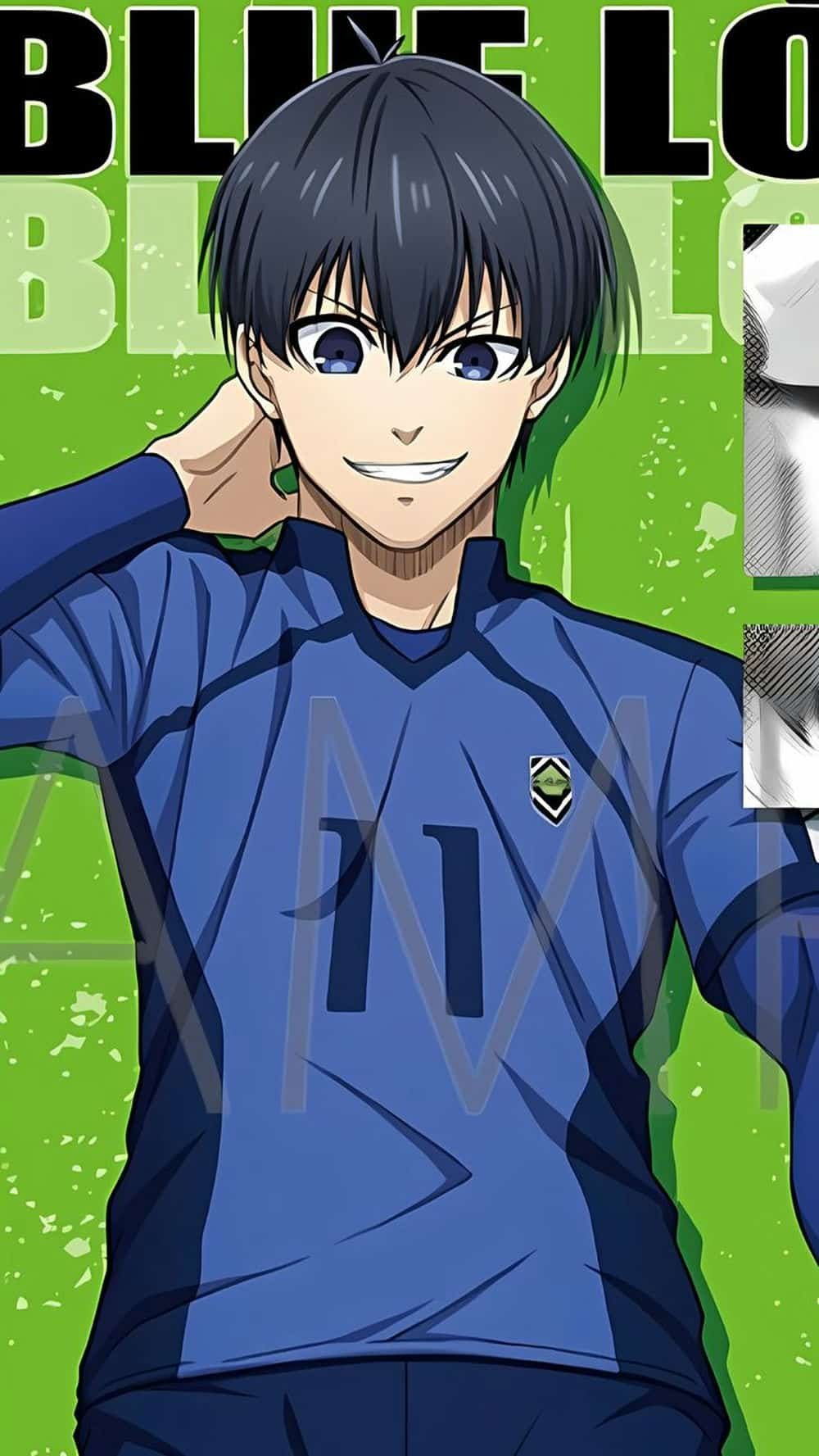 ảnh isagi đá bóng ngầu