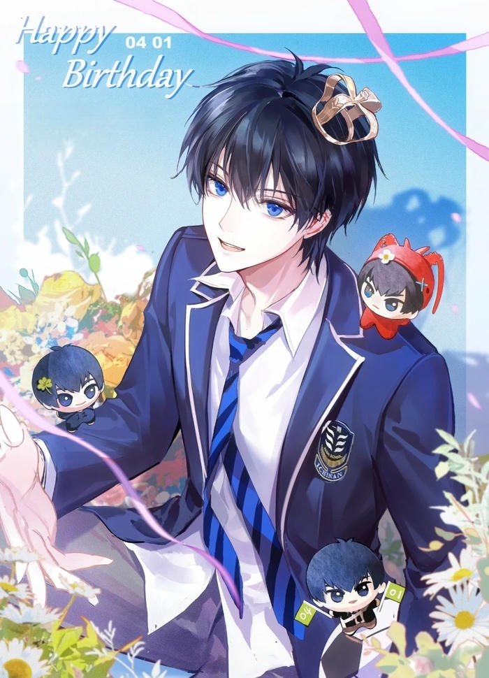 ảnh isagi tạo dáng ấn tượng