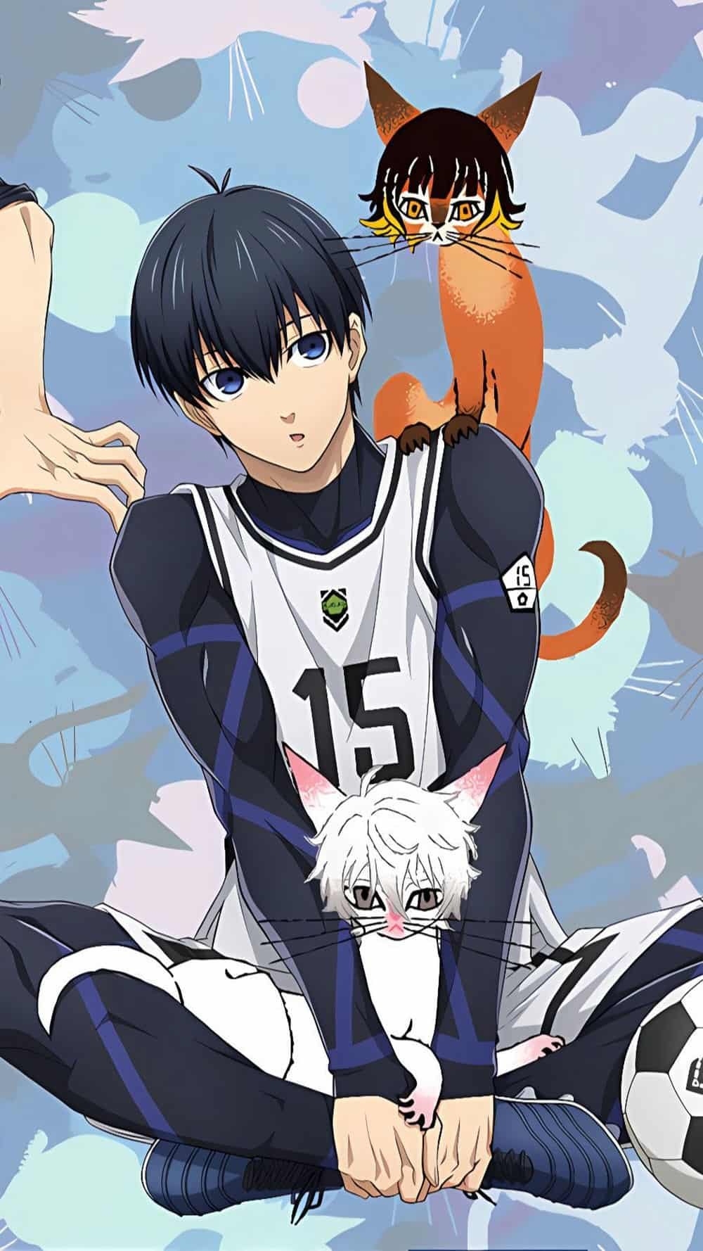 ảnh isagi trên sân đấu