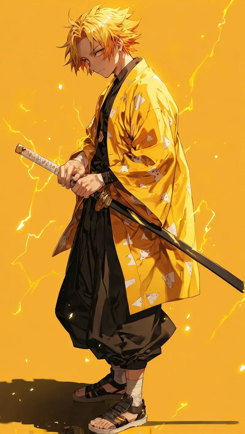 ảnh kimetsu yaiba zenitsu