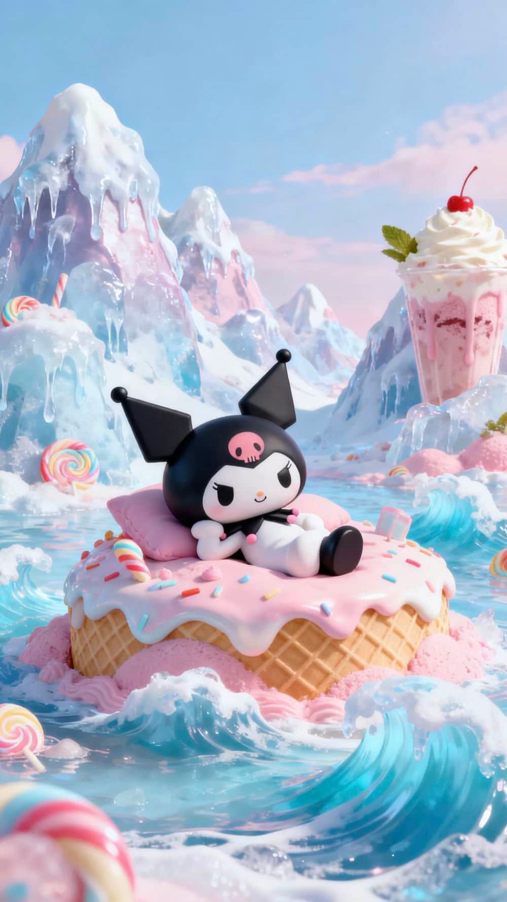 ảnh kuromi biểu cảm nghịch