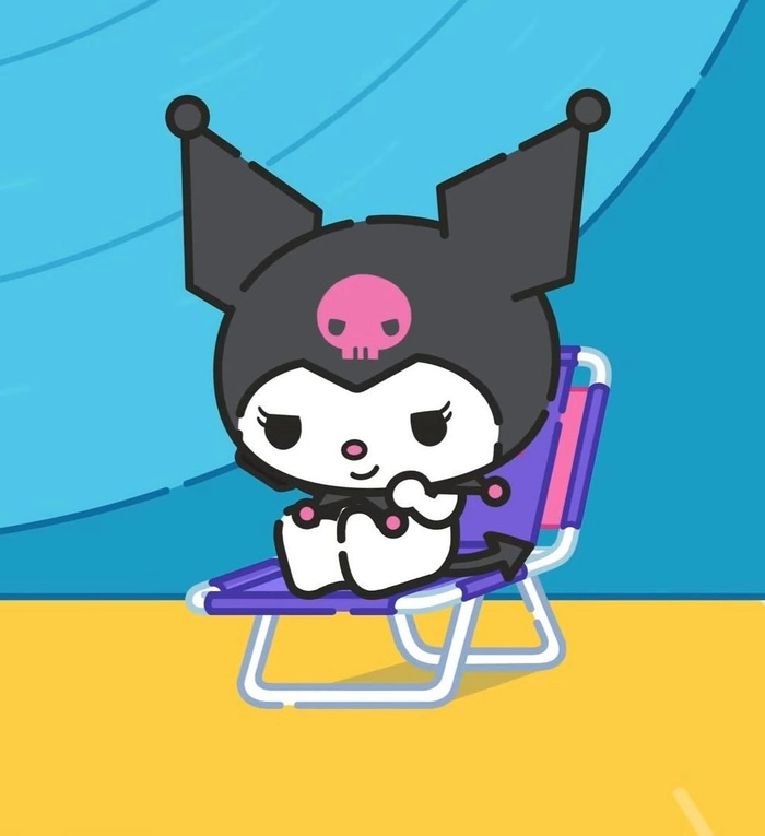 ảnh kuromi màu tím