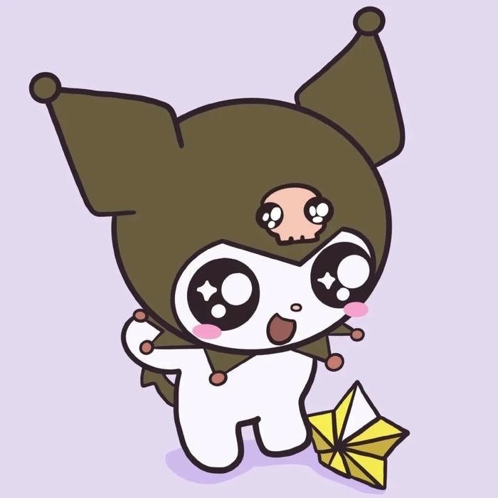 ảnh kuromi sử dụng phụ kiện dễ thương