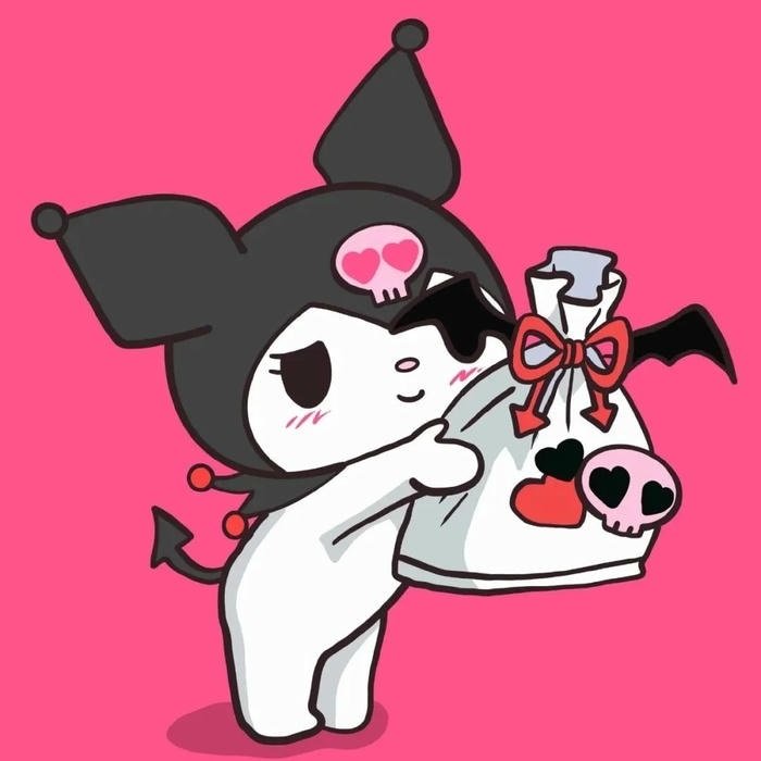 ảnh kuromi trong không gian tối