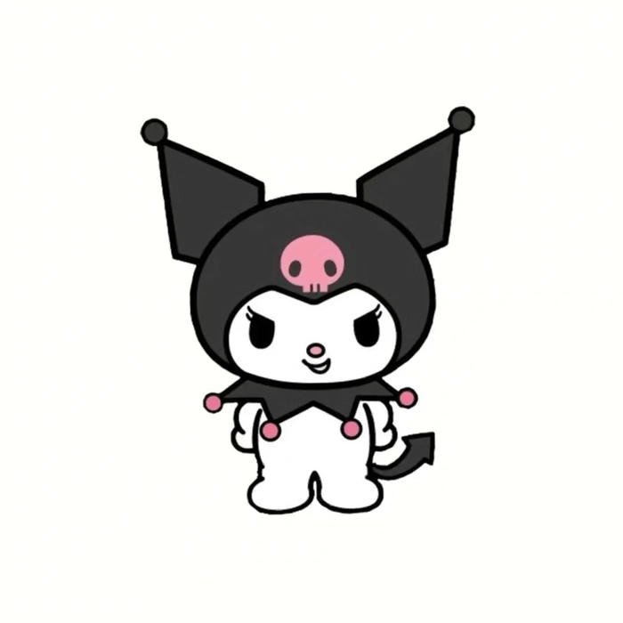 ảnh kuromi trong trang phục đặc trưng