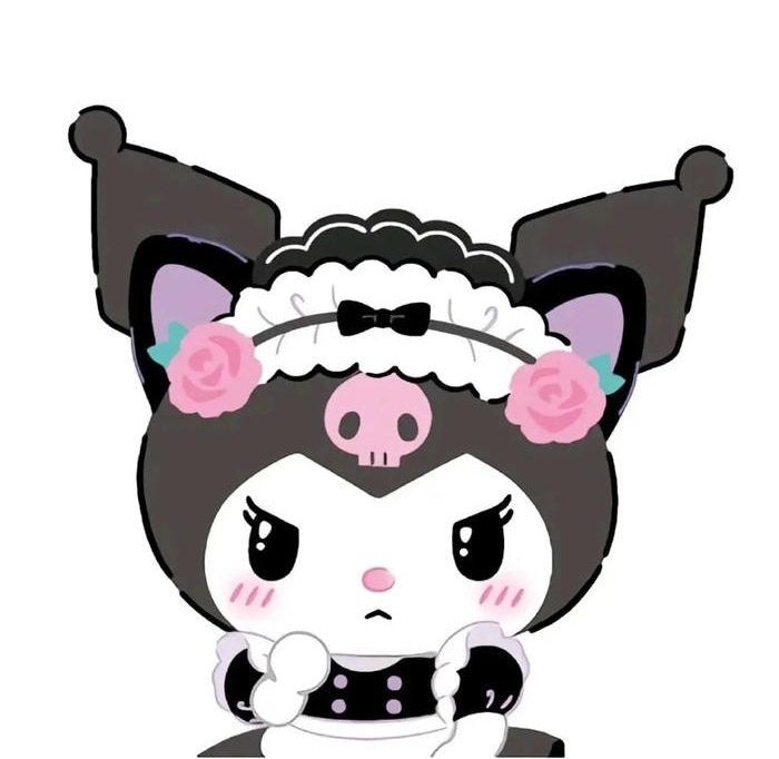 ảnh kuromi với ánh mắt sắc bén