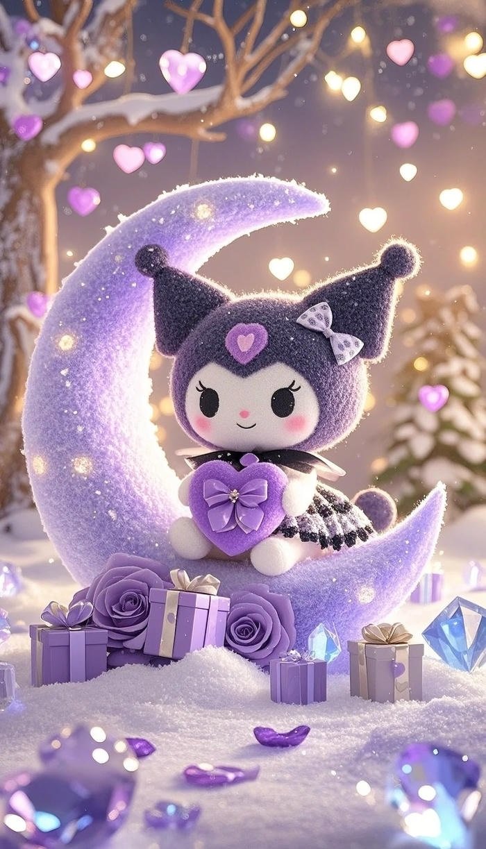 ảnh kuromi với biểu cảm ngầu