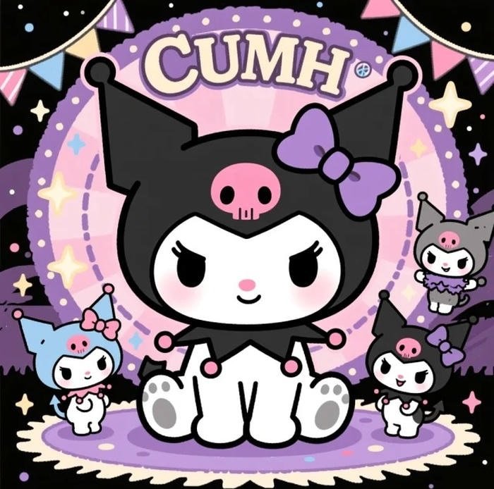 ảnh kuromi với phong thái mạnh mẽ