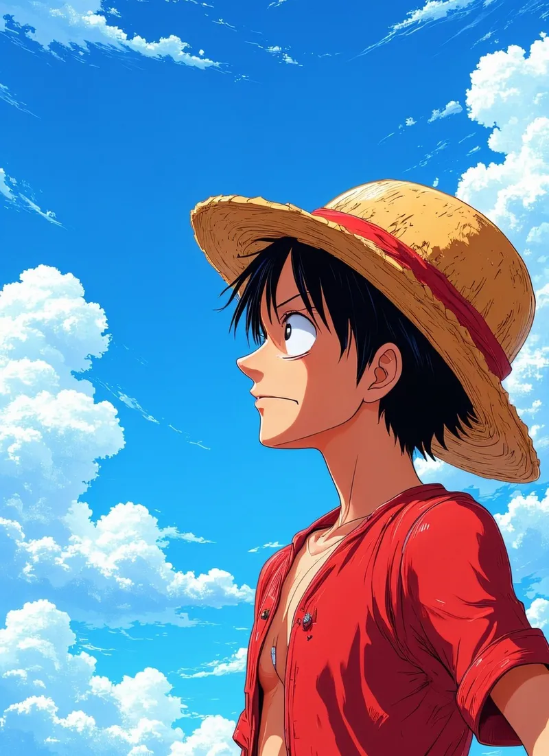 anh luffy cute