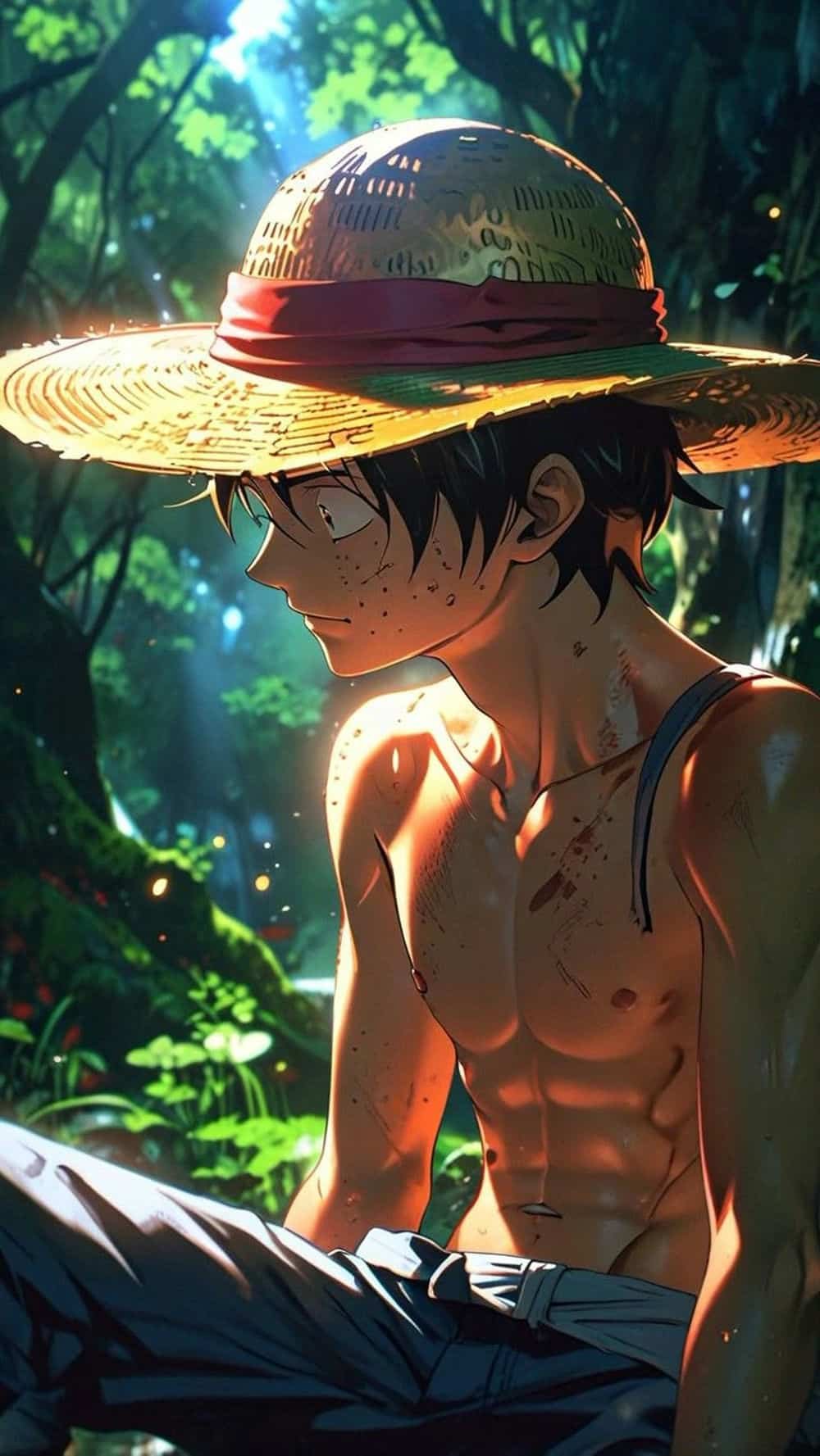 ảnh luffy giơ tay mạnh