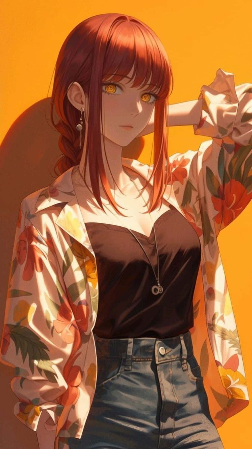 ảnh makima biểu cảm cuốn