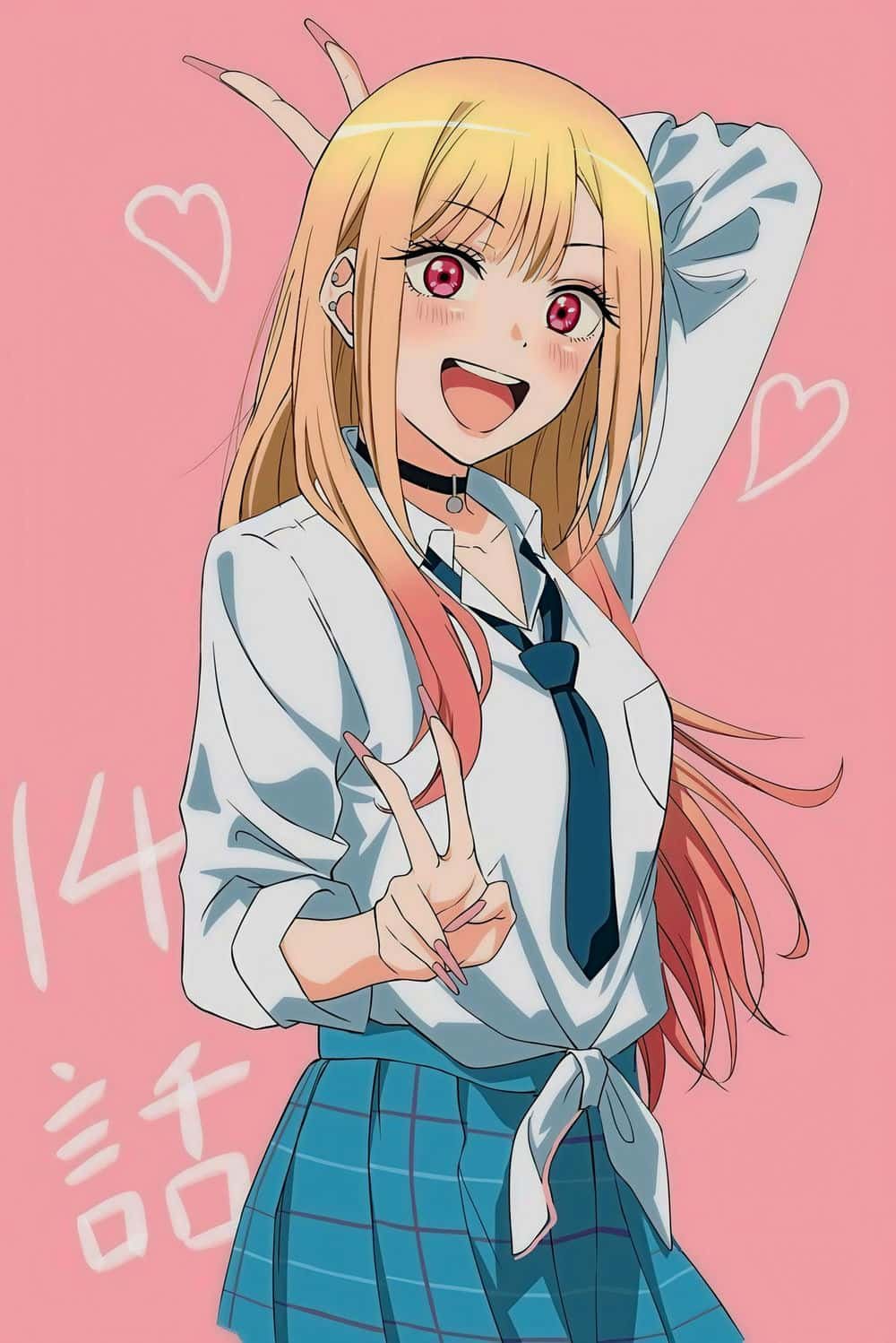 ảnh marin kitagawa tóc vàng