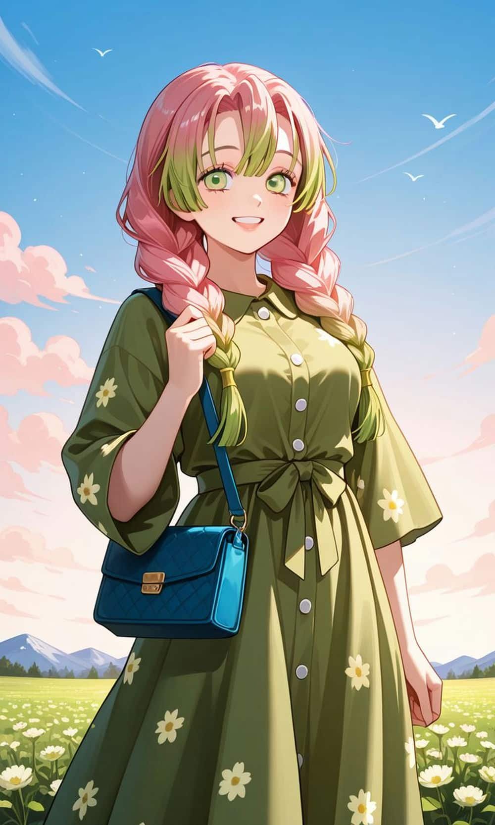 ảnh mitsuri đôi mắt sáng