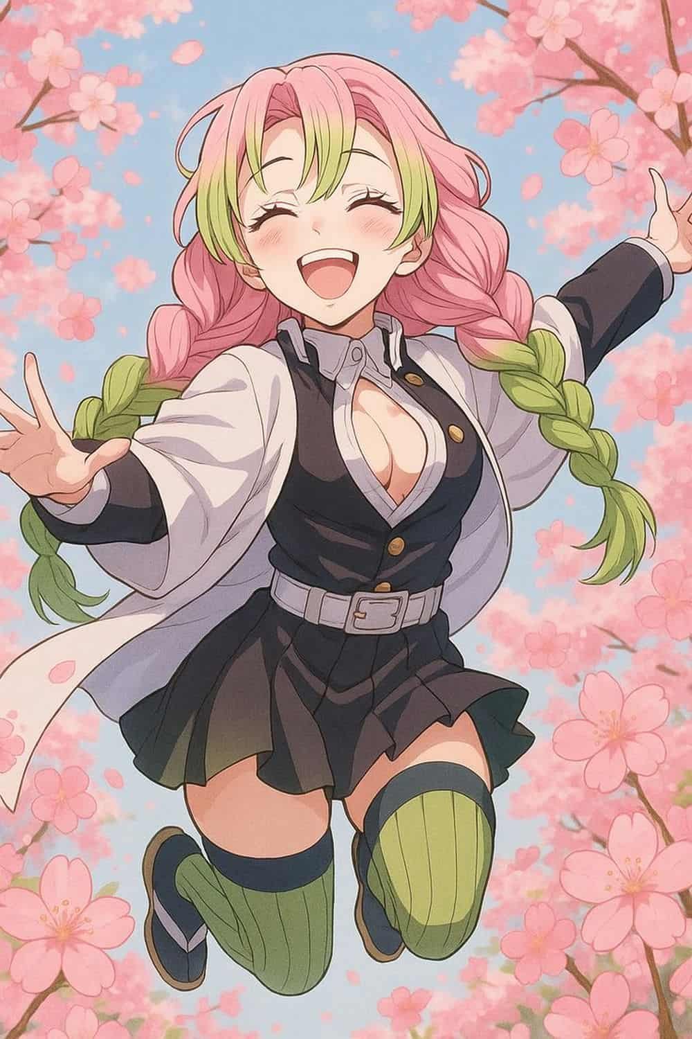 ảnh mitsuri nụ cười đẹp