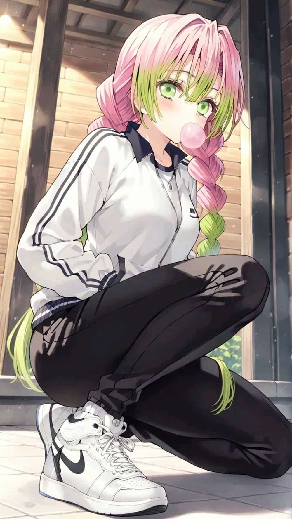 ảnh mitsuri tạo dáng dễ