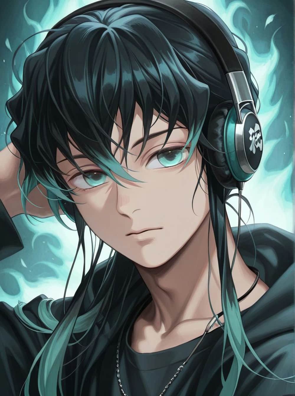 ảnh muichirou nhìn xa xăm