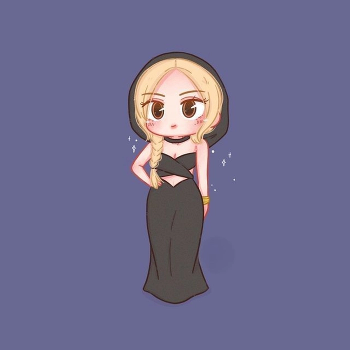 ảnh rose chibi dễ thương hd